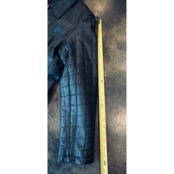 Nice Long Women’s Brandon Thomas Leather Jacket Size XL but fits like Large - Picture 6 of 8